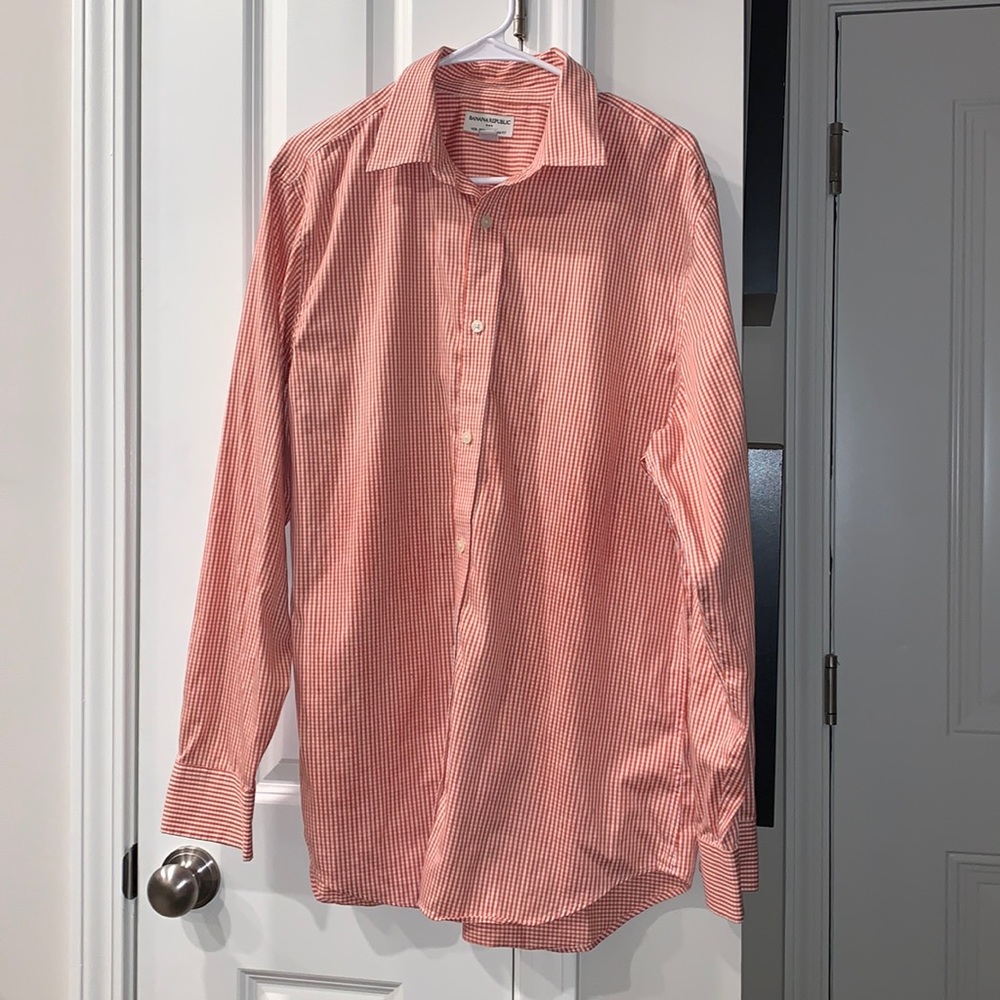 Banana Republic Non Iron Slim Fit Button Up